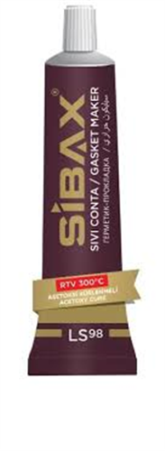 SİBAX TÜP YÜKSEK ISI SİLİKON SIVI CONTA KIRMIZI 50 ML 36 ADET 